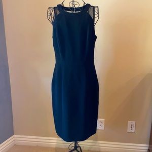 Black White House Black Market LBD dress